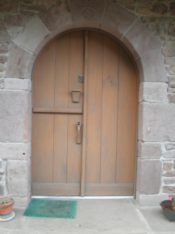 Porte cintrÃ©e - Emard-Bois-Menuisier-Escalier